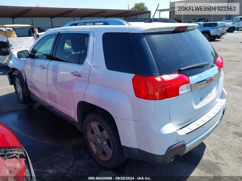 2013 GMC Terrain Slt-2 VIN: 2GKFLWE35D6322562 Lot: 40430686