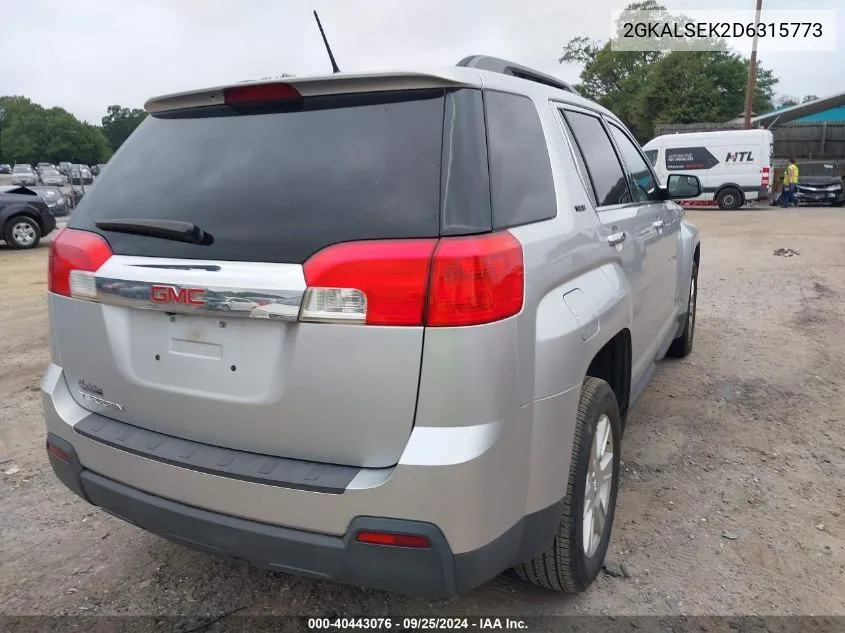 2013 GMC Terrain Sle-2 VIN: 2GKALSEK2D6315773 Lot: 40443076