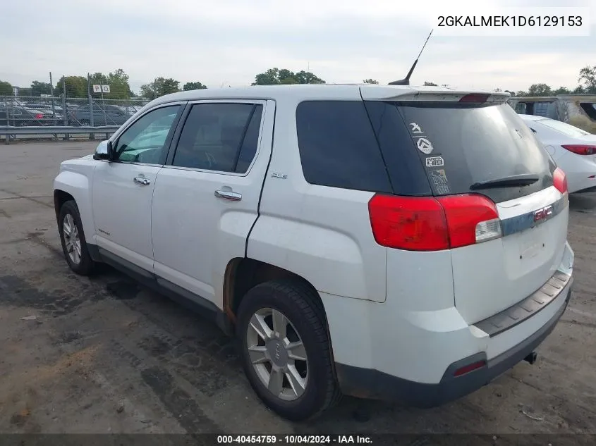 2013 GMC Terrain Sle-1 VIN: 2GKALMEK1D6129153 Lot: 40454759