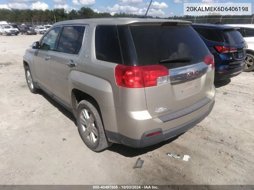 2013 GMC Terrain Sle-1 VIN: 2GKALMEK6D6406198 Lot: 40497805