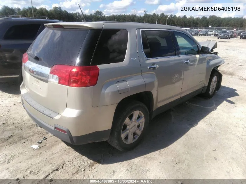 2013 GMC Terrain Sle-1 VIN: 2GKALMEK6D6406198 Lot: 40497805