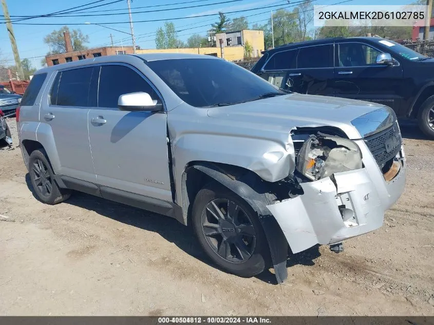 2013 GMC Terrain Sle-1 VIN: 2GKALMEK2D6102785 Lot: 40504812