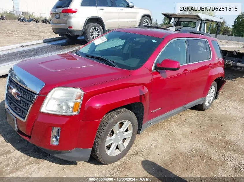 2013 GMC Terrain Slt-1 VIN: 2GKALUEK7D6281518 Lot: 40504900