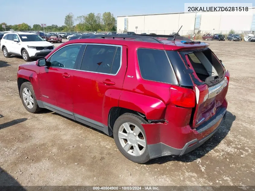 2013 GMC Terrain Slt-1 VIN: 2GKALUEK7D6281518 Lot: 40504900