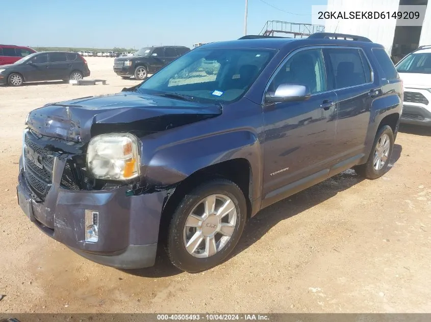 2013 GMC Terrain Sle-2 VIN: 2GKALSEK8D6149209 Lot: 40505493