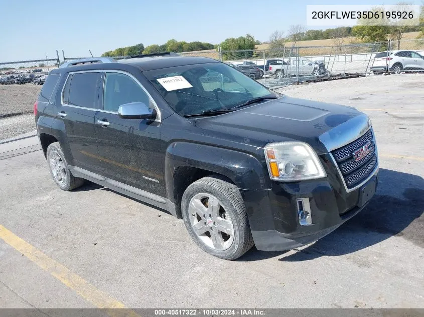 2013 GMC Terrain Slt VIN: 2GKFLWE35D6195926 Lot: 40517322