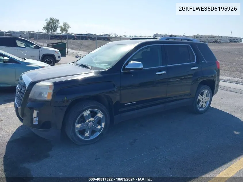 2013 GMC Terrain Slt VIN: 2GKFLWE35D6195926 Lot: 40517322