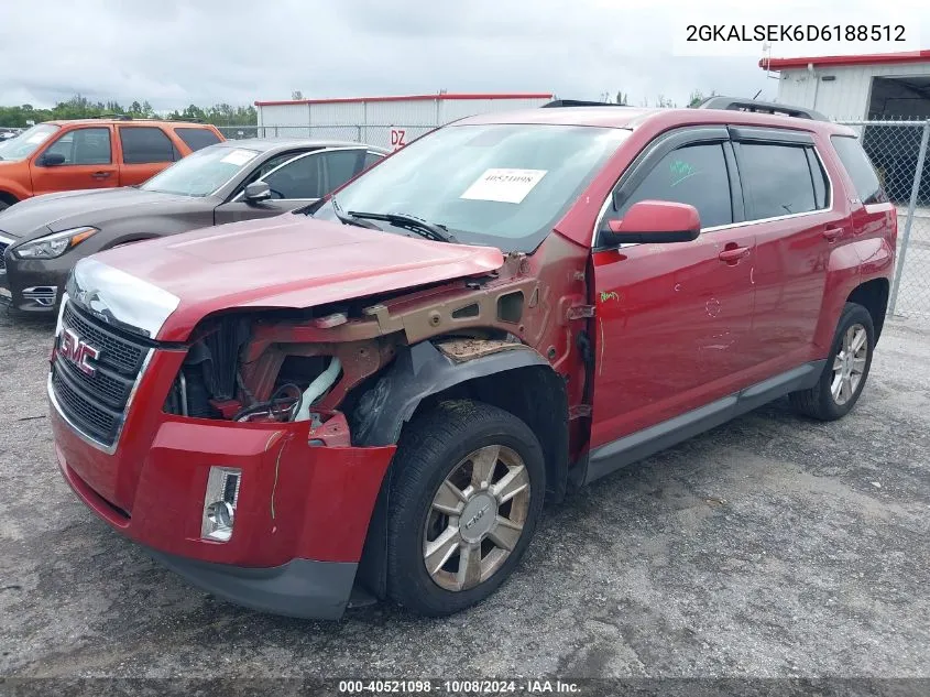 2013 GMC Terrain Sle-2 VIN: 2GKALSEK6D6188512 Lot: 40521098