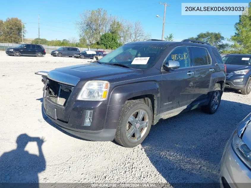 2013 GMC Terrain Sle VIN: 2GKALSEK0D6393033 Lot: 40542180