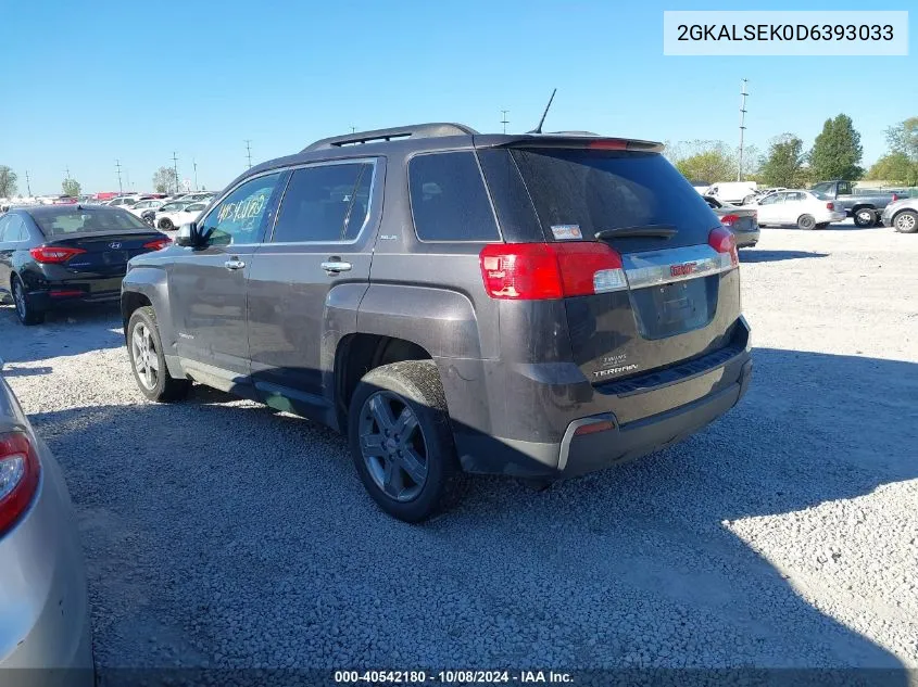 2013 GMC Terrain Sle VIN: 2GKALSEK0D6393033 Lot: 40542180