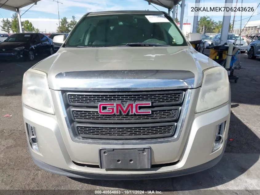 2013 GMC Terrain Sle VIN: 2GKALMEK7D6243626 Lot: 40554853