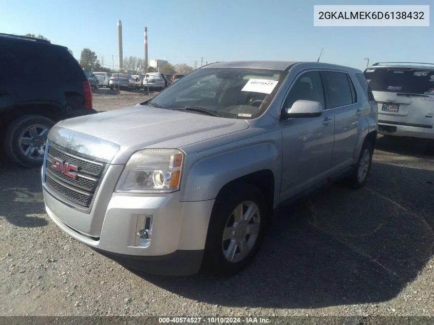 2013 GMC Terrain Sle-1 VIN: 2GKALMEK6D6138432 Lot: 40574527