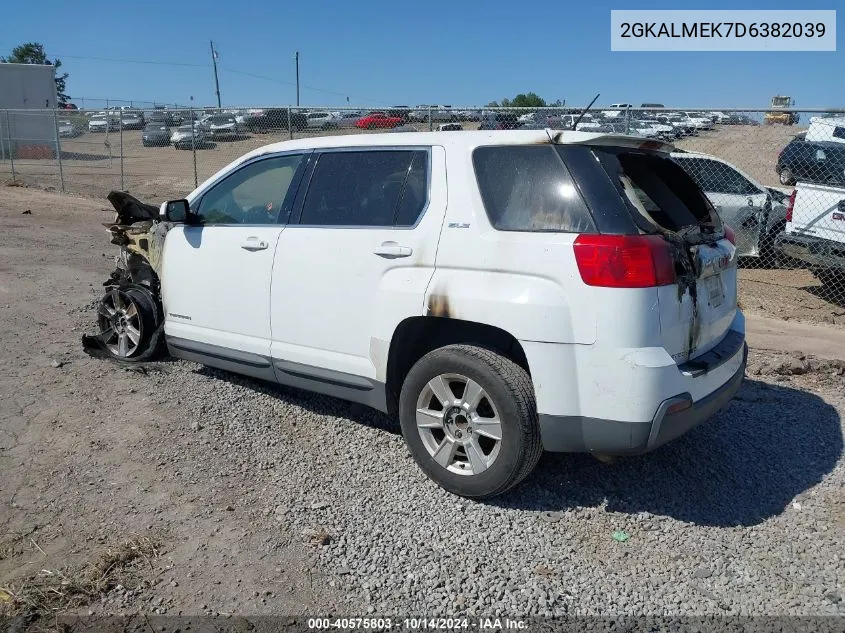 2013 GMC Terrain Sle-1 VIN: 2GKALMEK7D6382039 Lot: 40575803