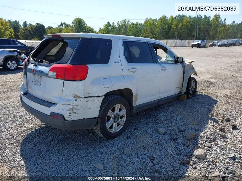 2013 GMC Terrain Sle-1 VIN: 2GKALMEK7D6382039 Lot: 40575803