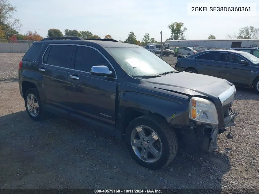 2013 GMC Terrain Sle VIN: 2GKFLSE38D6360361 Lot: 40579168