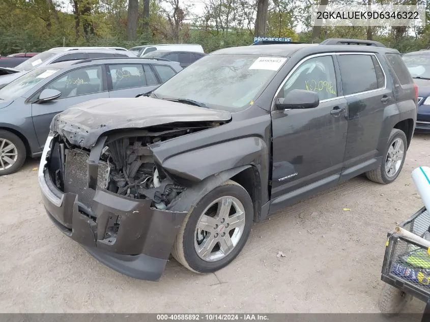 2013 GMC Terrain Slt VIN: 2GKALUEK9D6346322 Lot: 40585892