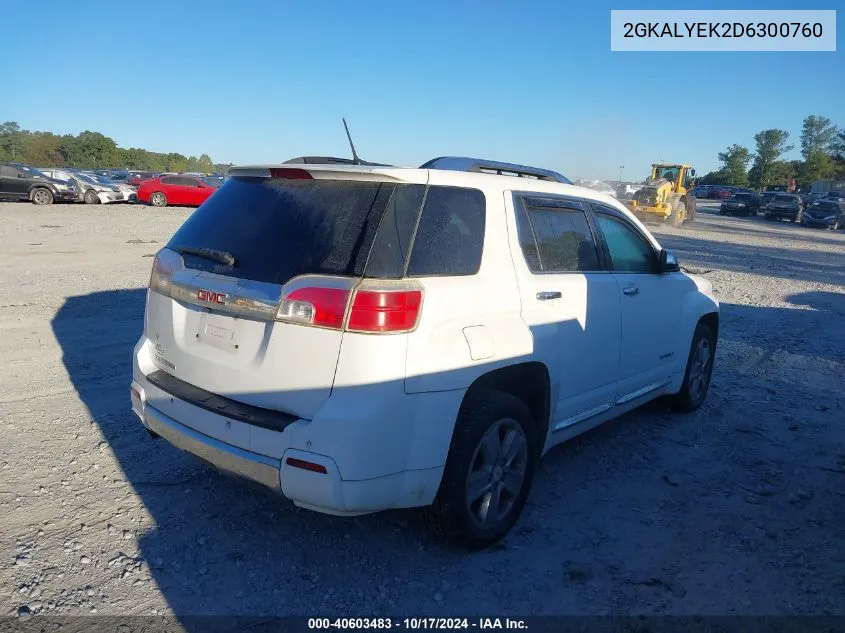 2GKALYEK2D6300760 2013 GMC Terrain Denali