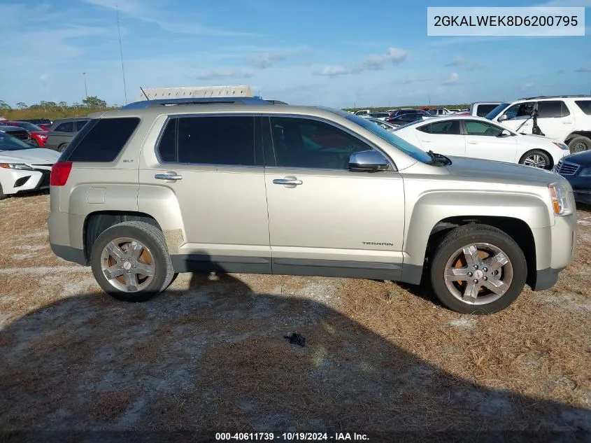 2013 GMC Terrain Slt-2 VIN: 2GKALWEK8D6200795 Lot: 40611739