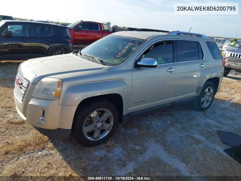 2013 GMC Terrain Slt-2 VIN: 2GKALWEK8D6200795 Lot: 40611739