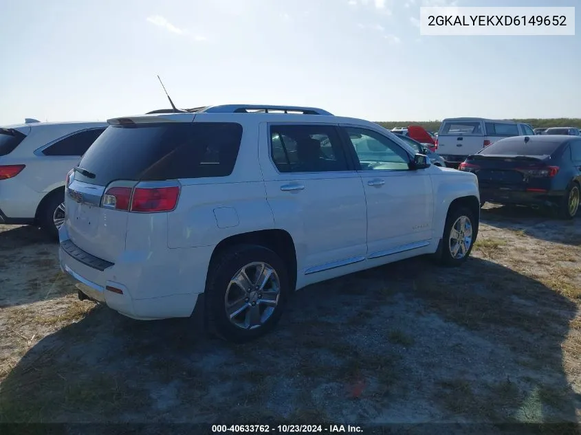 2GKALYEKXD6149652 2013 GMC Terrain Denali