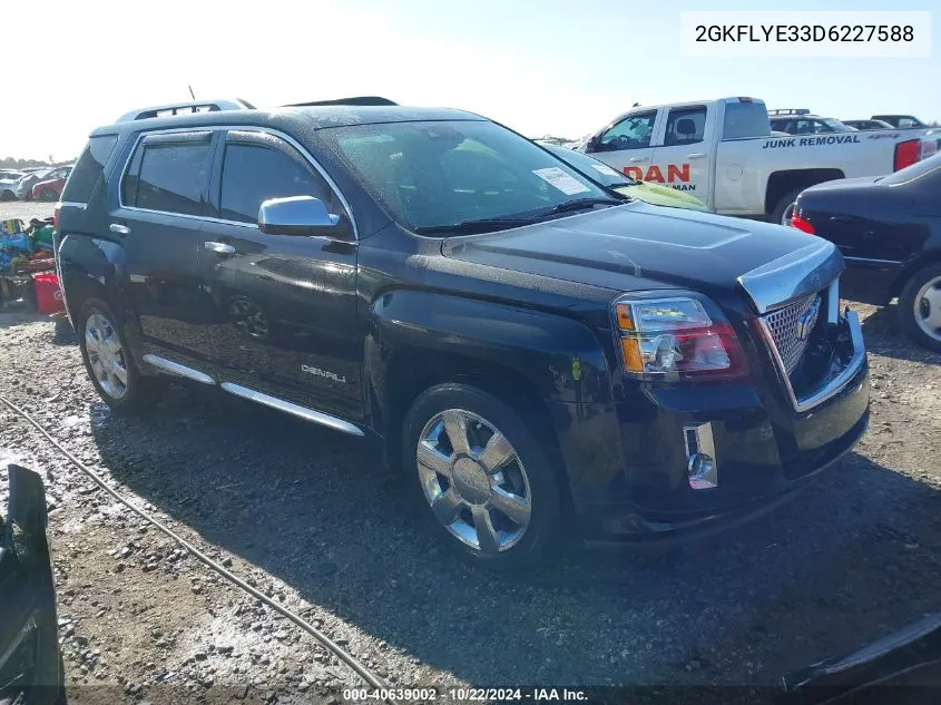 2013 GMC Terrain Denali VIN: 2GKFLYE33D6227588 Lot: 40639002