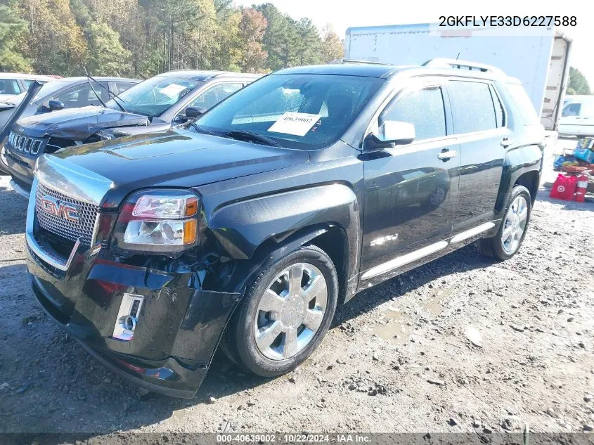 2013 GMC Terrain Denali VIN: 2GKFLYE33D6227588 Lot: 40639002