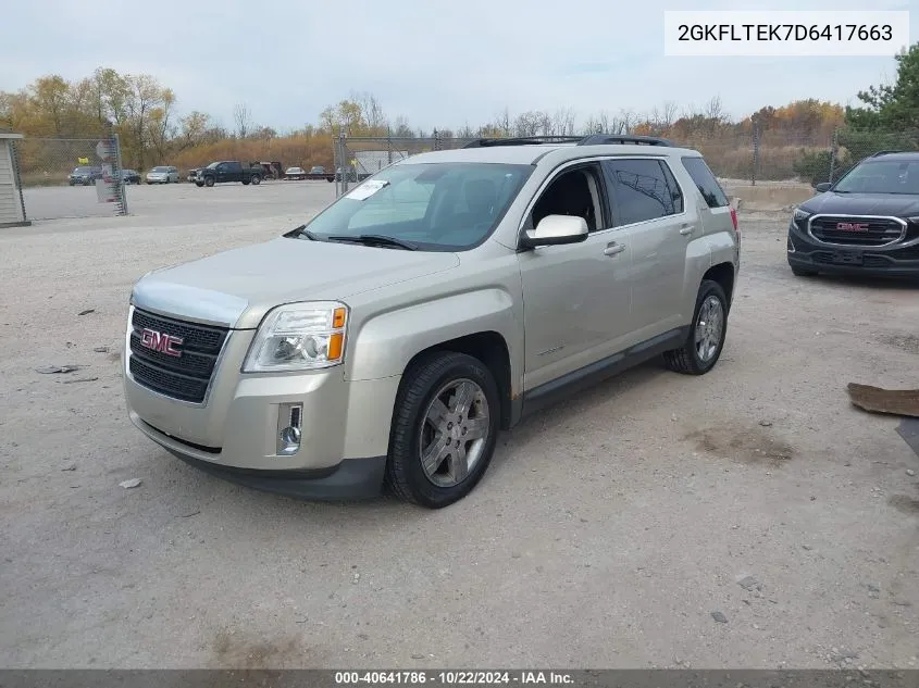 2013 GMC Terrain Sle-2 VIN: 2GKFLTEK7D6417663 Lot: 40641786