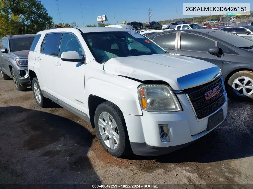 2013 GMC Terrain Sle-1 VIN: 2GKALMEK3D6426151 Lot: 40647259