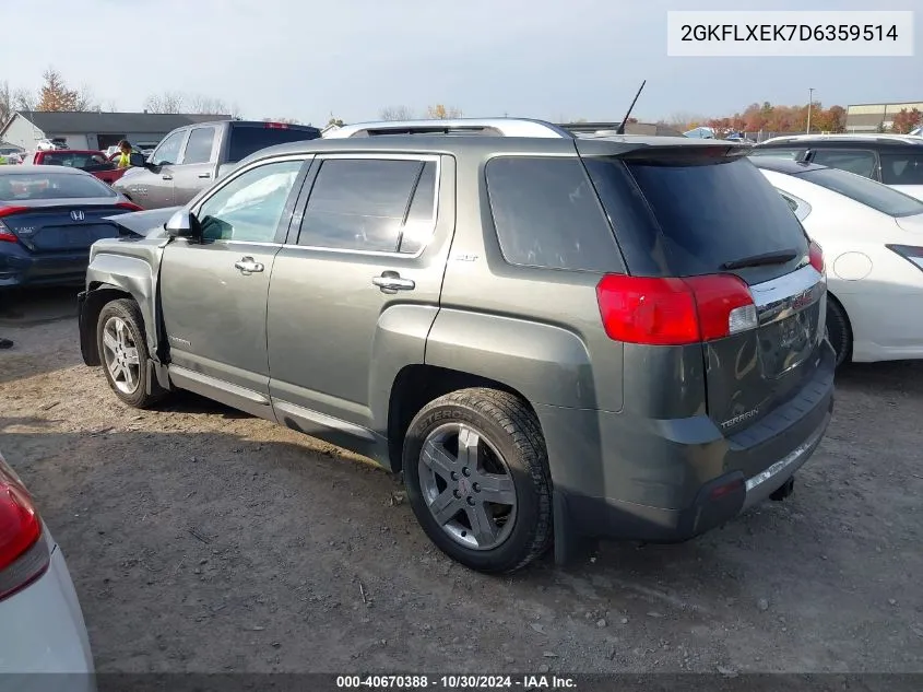 2013 GMC Terrain Slt-2 VIN: 2GKFLXEK7D6359514 Lot: 40670388