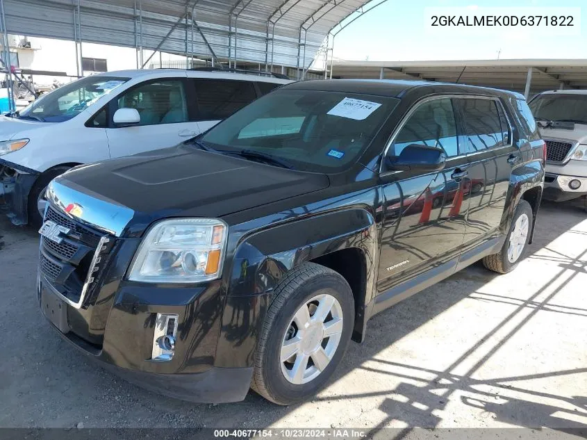 2013 GMC Terrain Sle-1 VIN: 2GKALMEK0D6371822 Lot: 40677154