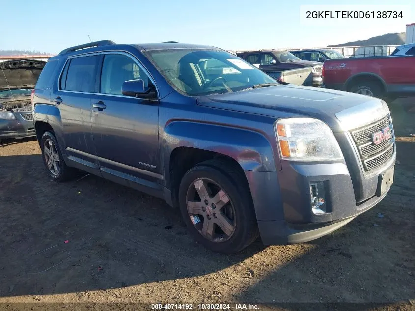 2013 GMC Terrain Sle-2 VIN: 2GKFLTEK0D6138734 Lot: 40714192