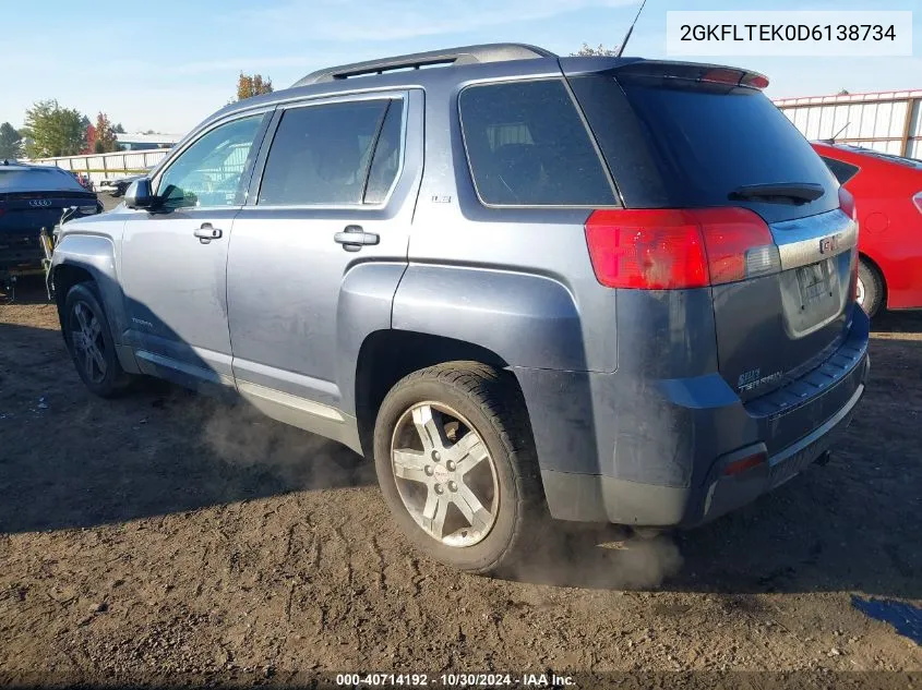 2013 GMC Terrain Sle-2 VIN: 2GKFLTEK0D6138734 Lot: 40714192