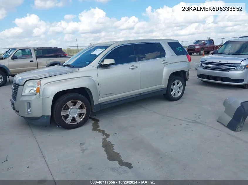 2013 GMC Terrain Sle-1 VIN: 2GKALMEK6D6333852 Lot: 40717556