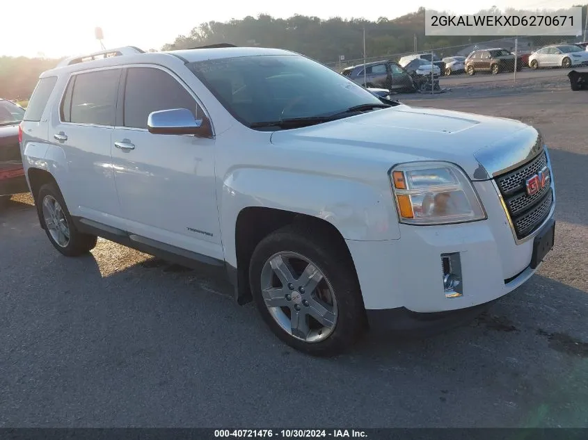 2013 GMC Terrain Slt-2 VIN: 2GKALWEKXD6270671 Lot: 40721476