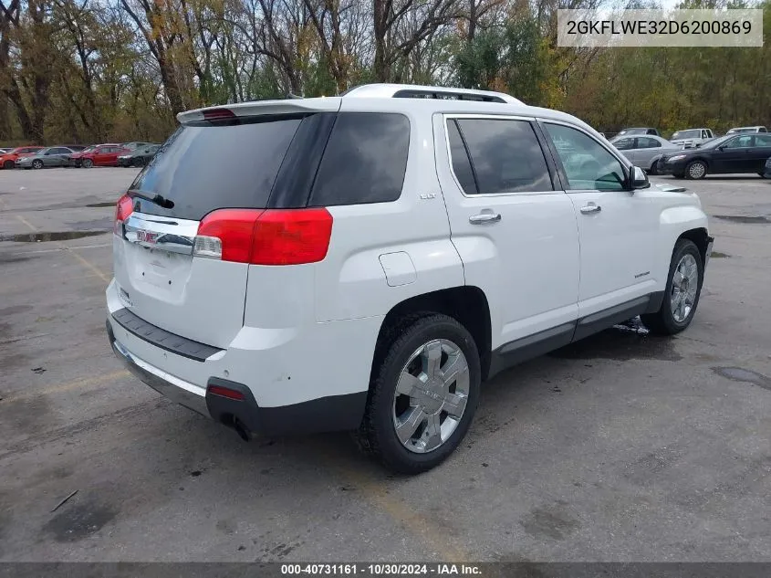 2013 GMC Terrain Slt-2 VIN: 2GKFLWE32D6200869 Lot: 40731161