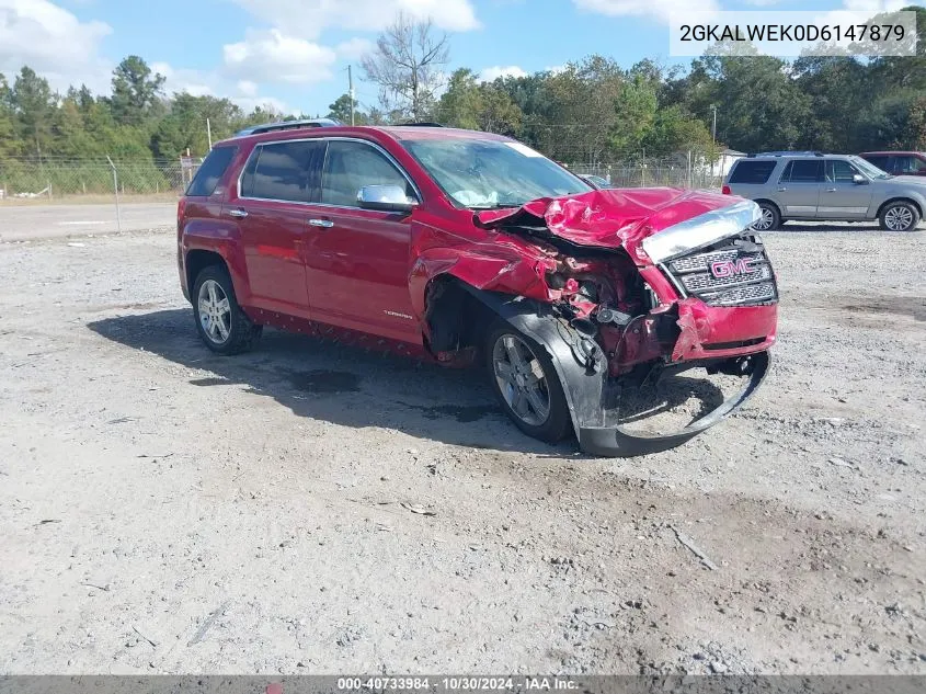 2013 GMC Terrain Slt-2 VIN: 2GKALWEK0D6147879 Lot: 40733984