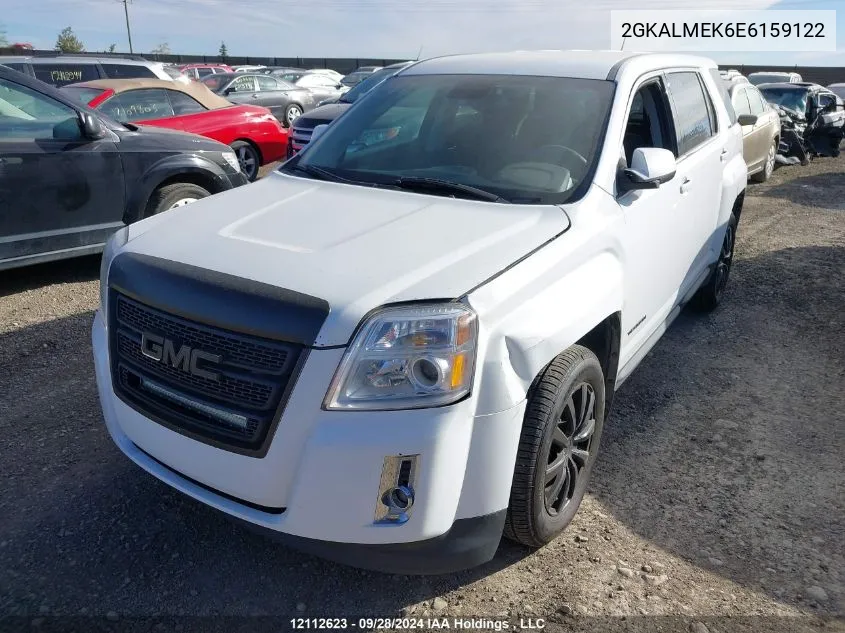 2014 GMC Terrain Sle VIN: 2GKALMEK6E6159122 Lot: 12112623