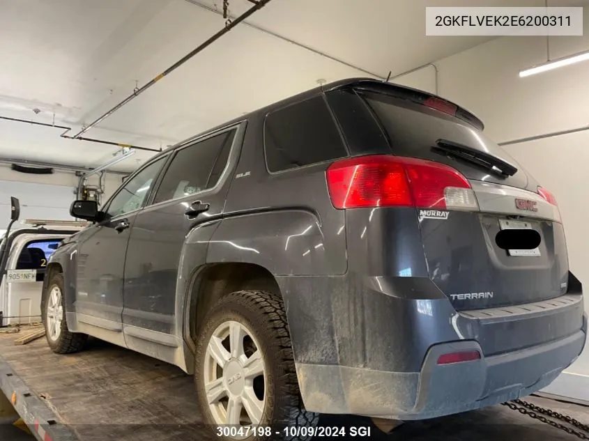 2014 GMC Terrain Sle VIN: 2GKFLVEK2E6200311 Lot: 30047198