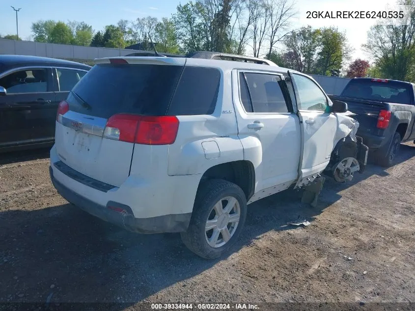 2014 GMC Terrain Sle-2 VIN: 2GKALREK2E6240535 Lot: 39334944