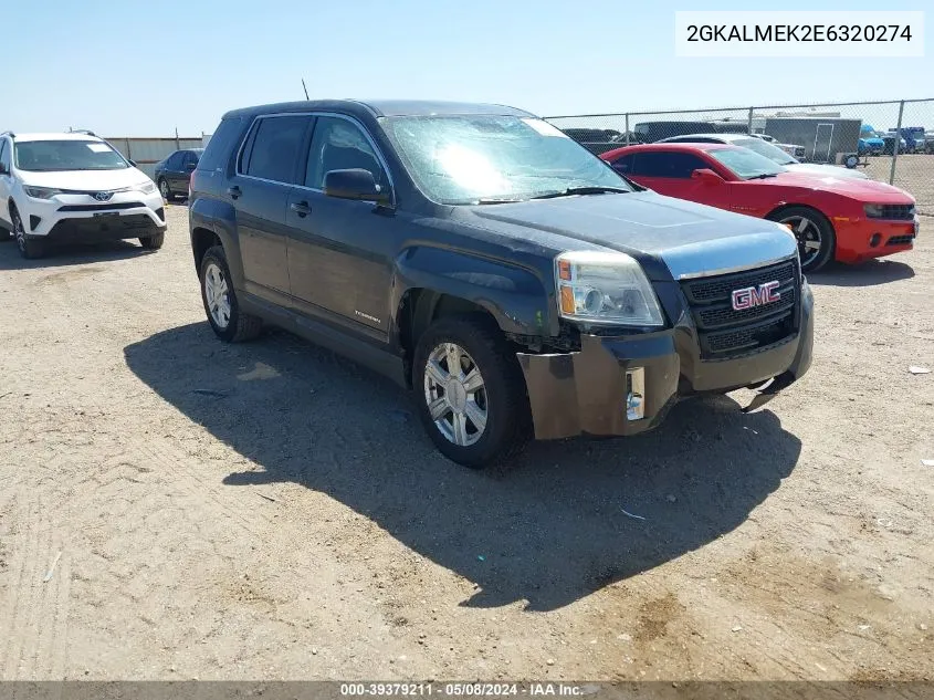 2014 GMC Terrain Sle-1 VIN: 2GKALMEK2E6320274 Lot: 39379211