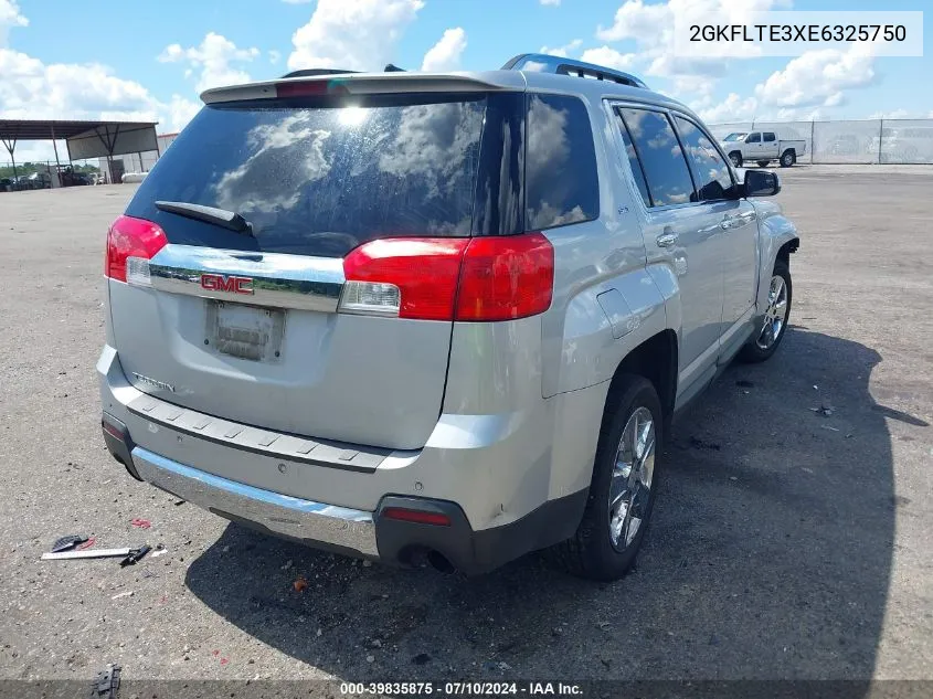 2014 GMC Terrain Slt-2 VIN: 2GKFLTE3XE6325750 Lot: 39835875