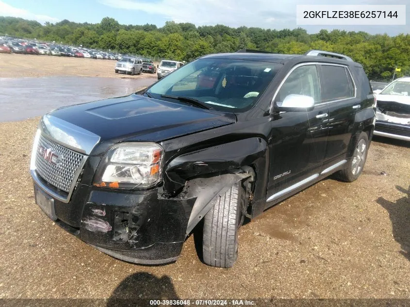 2014 GMC Terrain Denali VIN: 2GKFLZE38E6257144 Lot: 39836048