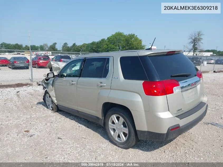 2014 GMC Terrain Sle-1 VIN: 2GKALMEK3E6309218 Lot: 39842819