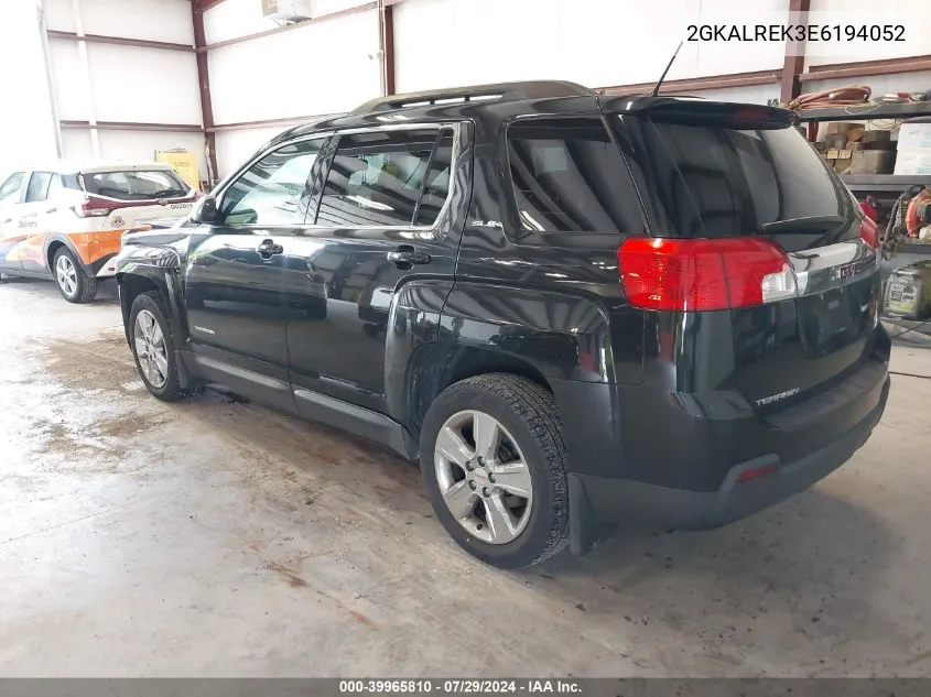 2014 GMC Terrain Sle-2 VIN: 2GKALREK3E6194052 Lot: 39965810