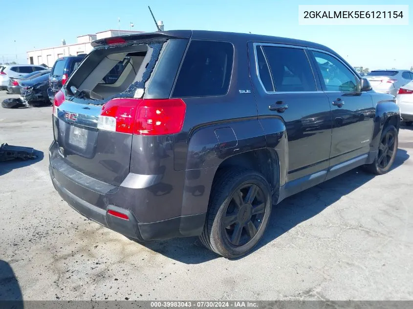 2014 GMC Terrain Sle-1 VIN: 2GKALMEK5E6121154 Lot: 39983043