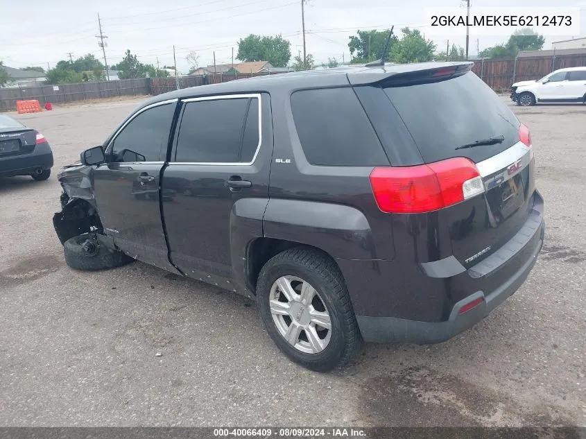 2014 GMC Terrain Sle-1 VIN: 2GKALMEK5E6212473 Lot: 40066409