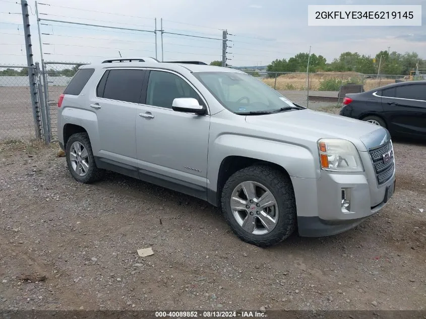 2014 GMC Terrain Slt-2 VIN: 2GKFLYE34E6219145 Lot: 40089852