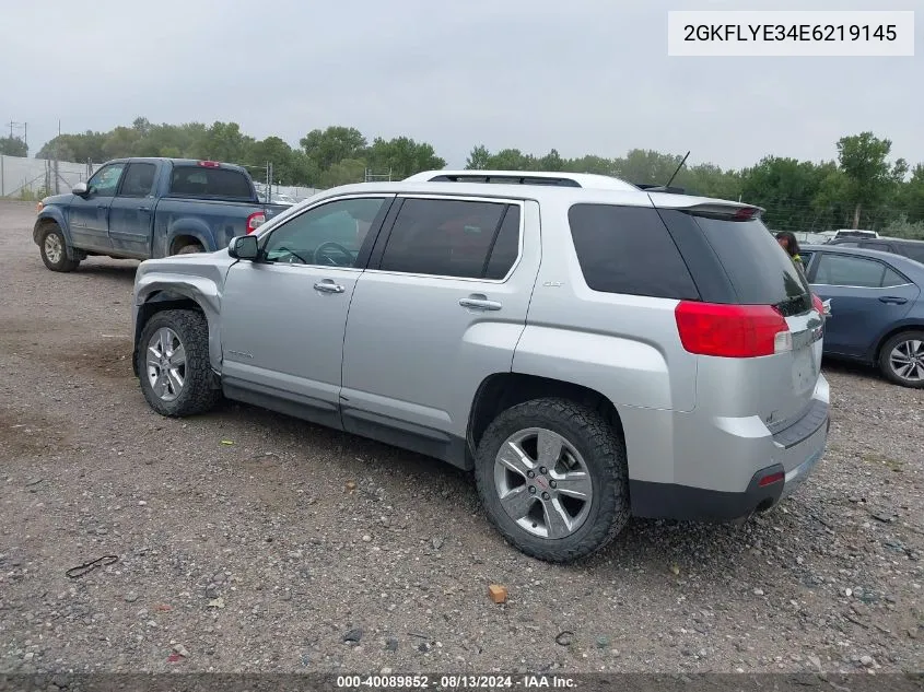 2014 GMC Terrain Slt-2 VIN: 2GKFLYE34E6219145 Lot: 40089852