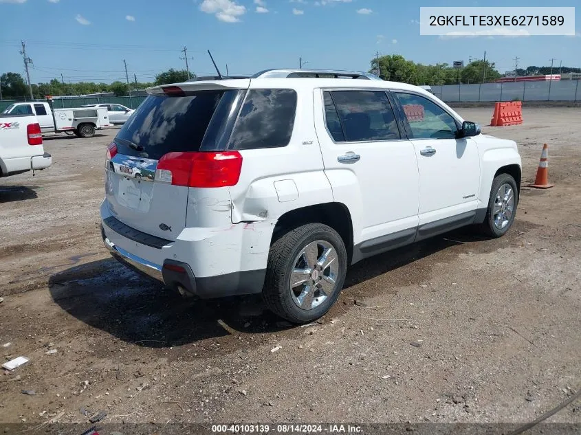 2014 GMC Terrain Slt-2 VIN: 2GKFLTE3XE6271589 Lot: 40103139