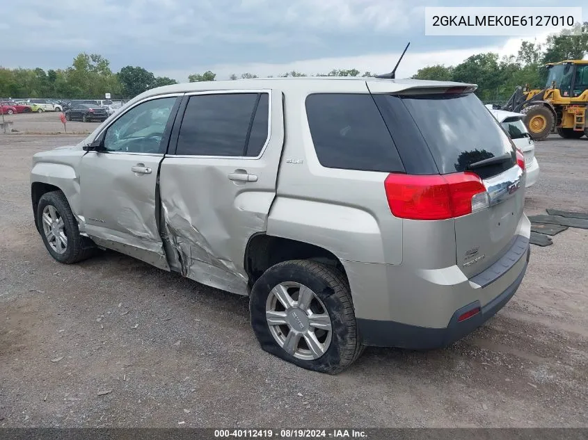 2014 GMC Terrain Sle-1 VIN: 2GKALMEK0E6127010 Lot: 40112419